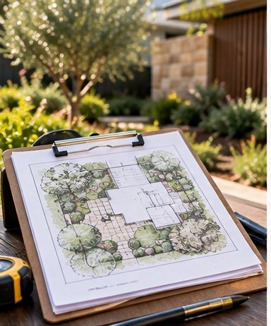 Landscape design plan