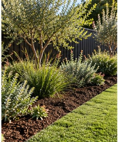 Refreshed garden bed